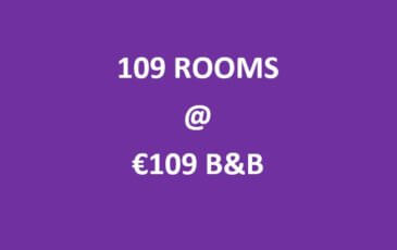 109 Rooms @ €109BB