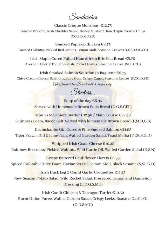 Best Places to Eat in Ireland, Restaurants Kilronan Castle